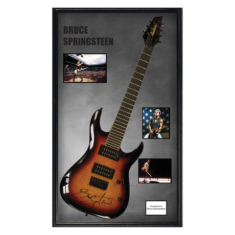 Framed Autographed Guitar // Bruce Springsteen