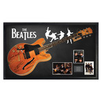 Framed Autographed Guitar // Beatles