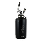 TrailKeg Gallon Pressurized Beer Growler // Matte Black