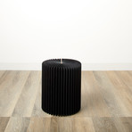 Accordion Stool // Black