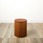 Accordion Stool // Brown