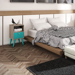 Dakota Side Table (White)