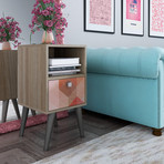 Dakota Side Table (White)