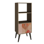 Cypress Double Bookcase (Oak + Stamp)