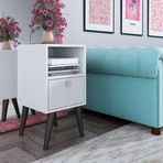 Dakota Side Table (White)