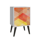 Emerald Side Table 1.0 (White + Stamp)