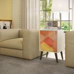 Emerald Side Table 1.0 (White + Stamp)