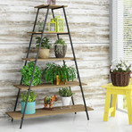 Plum Pyramid Bookcase