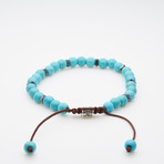 Jean Claude Jewelry // Turquoise Shamballa Bracelet // Aqua