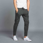 Patch Bottom Joggers // Anthracite (S)