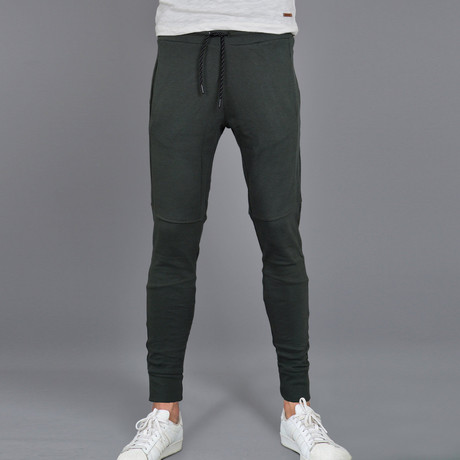 Patch Bottom Joggers // Khaki (XL)