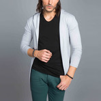 Hooded Cardigan // Gray (XL)