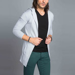 Hooded Cardigan // Gray (XL)