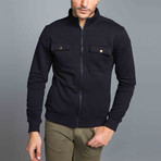 Cardigan + Pockets // Black (2XL)