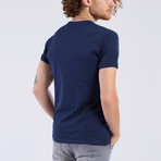 V-Neck T-Shirt // Navy (S)