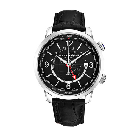 Alexander Watch Heroic GMT Quartz // A171-01