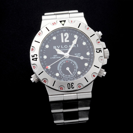 Bvlgari GMT Chronograph Automatic // SD38 // Pre-Owned