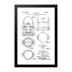 Lantern Patent Print (Black)