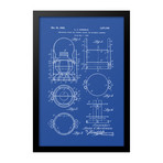 Latern Patent Print (Blue)