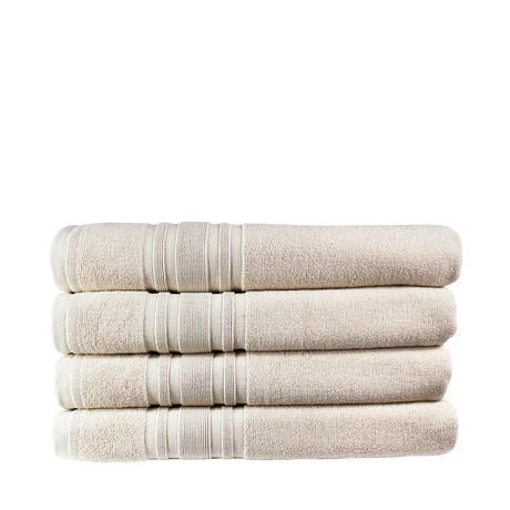 Haute Monde Bath Towel // 4-Piece Set // Taupe