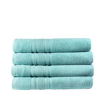 Haute Monde Bath Towel // 4-Piece Set // Reef Aqua