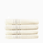 Haute Monde Bath Towel // Set of 4 (Anthracite Gray)