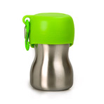 KONG Stainless Steel Dog Water Bottle // Green