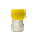 KONG Stainless Steel Dog Water Bottle // Yellow (9.5oz)