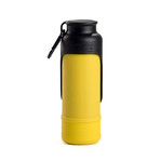 KONG Insulated Stainless Steel Dog Water Bottle // Yellow