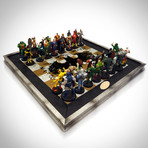 DC Elite Vintage Chess Set + 32 Eagle Moss Figures