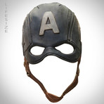 Captain America Mask + Custom Head Stands (Mask Only)