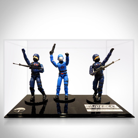 G.I. Joe 1982-83 // Generation 1 Cobra Commander & Guards // Museum Display