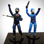 G.I. Joe 1982-83 // Generation 1 Cobra Commander & Guards // Museum Display