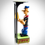 Popeye // 1960's Primitive Wood Hand Sculpted // Vintage Statue