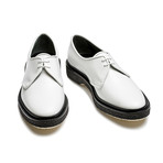 Lace-Up Leather Derby // White (Euro: 44)