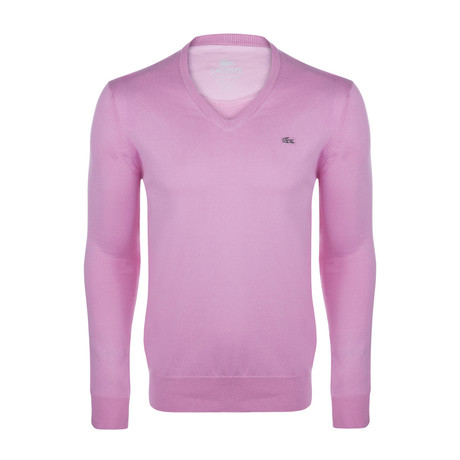 V-Neck Jumper // Pink (S)