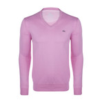 V-Neck Jumper // Pink (S)