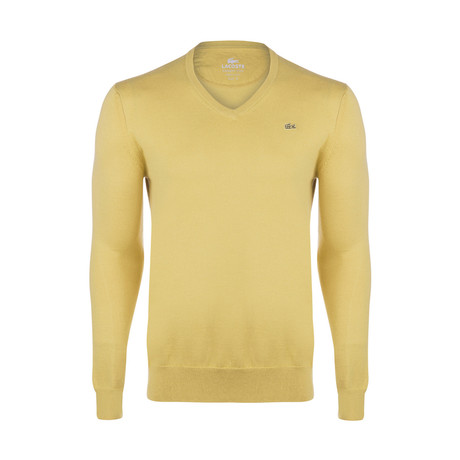 V-Neck Jumper // Amber (S)