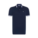 Tipped Polo Shirt // Navy (S)