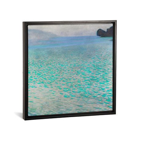 Attersee (Lake Attersee) // Gustav Klimt // Framed (18"W x 18"H x 0.75"D)