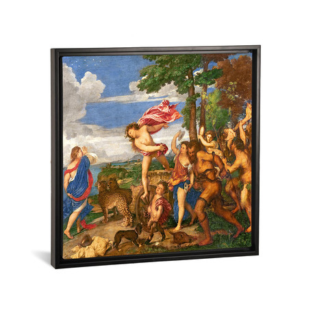 Bacchus and Ariadne, 1520-23 // Titian // Framed (18"W x 18"H x 0.75"D)