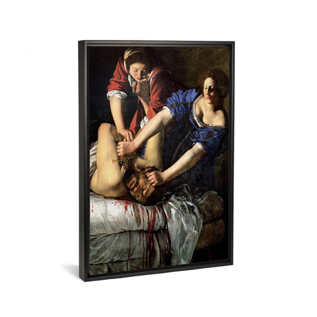 Judith Slaying Holofernes // Artemisia Gentileschi // Framed