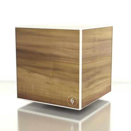 Wooden DICE // Tulip Finish + White Edges (Single)