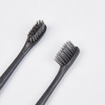 Charcoal Set X 2 // Toothpaste, Mouthwash, Toothbrush