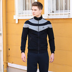 Parker Track Suit // Black + Gray (M)