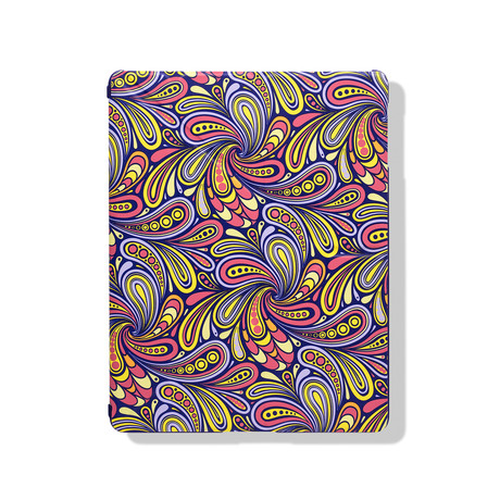 Origami Paisley Blend Smart iPad Case + Magnetic Battery Saver