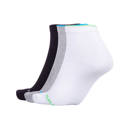 Skechers // SK42004 Socks // Multi // Set Of 3 (39/42 Euro Size)