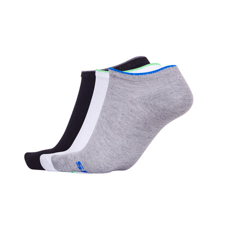 Skechers // SK43006 Socks // Multi // Set Of 3 (39/42 Euro Size)