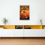 Exoplanet Travel Poster VI Upsilon Andromedae (26"W x 18"H x 0.75"D)