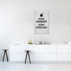 Stay Hungry Stay Foolish Poster (26"W x 18"H x 0.75"D)